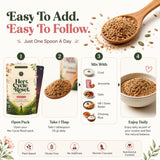 Her Cycle Reset - Seed Cycling Mix | Phase 1 &Phase 2 | Hormone Wellness Blend