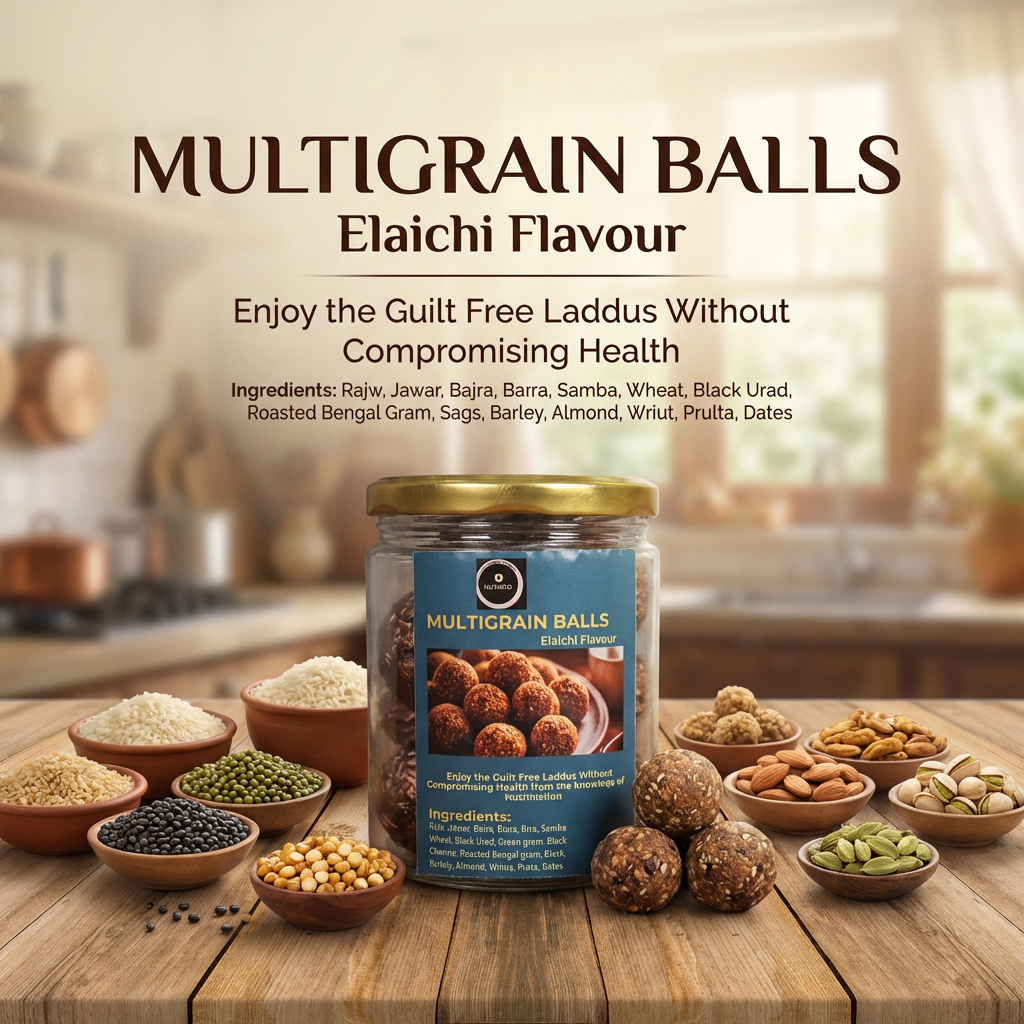 Multi Grain Balls -Elaichi Flavour